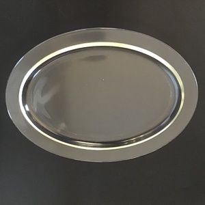 Pyrex Vintage Large Oval Serving Platter Glass Dish EUC